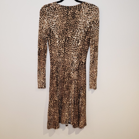 Joseph Ribkoff Leopard Print Long Sleeve Fit flare - Picture 6 of 6